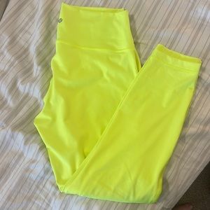 Lululemon Leggings Neon